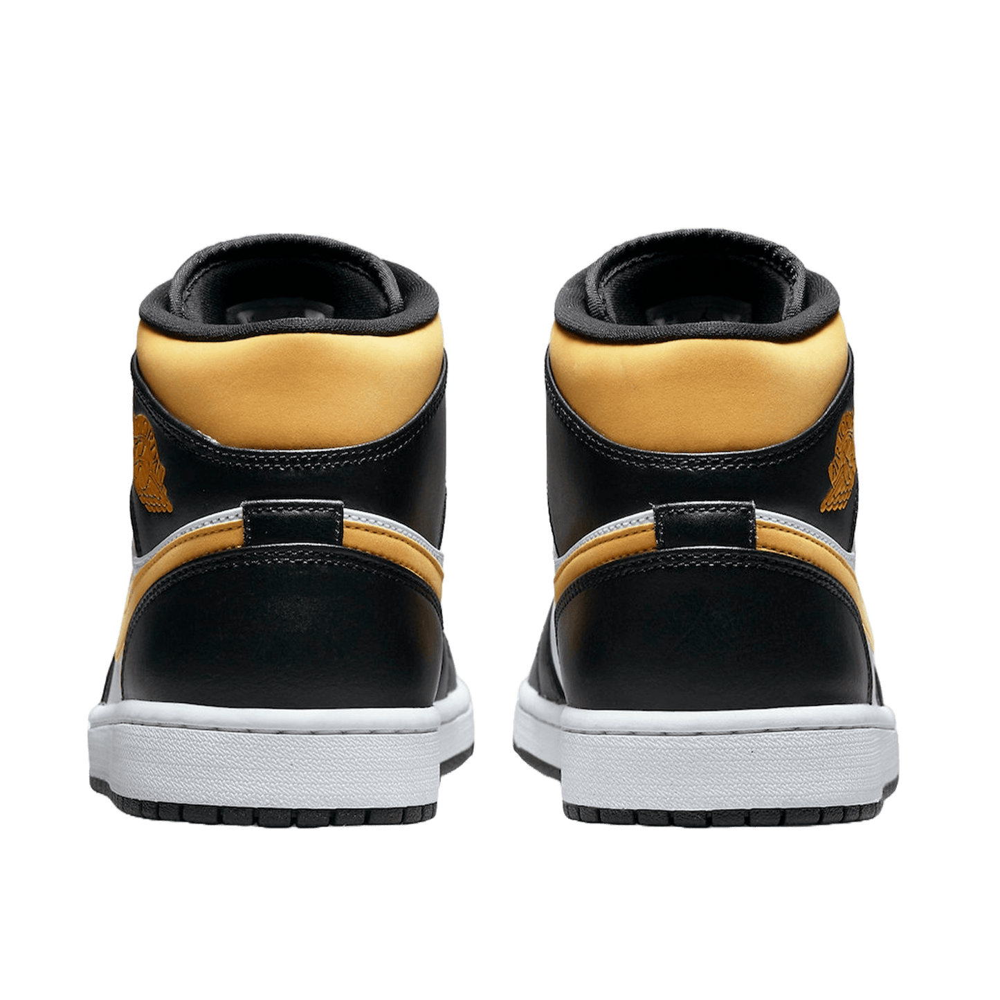 Nike Air Jordan 1 Mid White Pollen Black Back