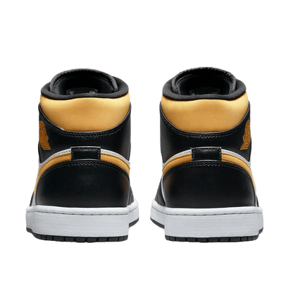 Nike Air Jordan 1 Mid White Pollen Black Back