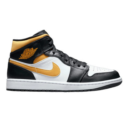 Nike Air Jordan 1 Mid White Pollen Black (GS)