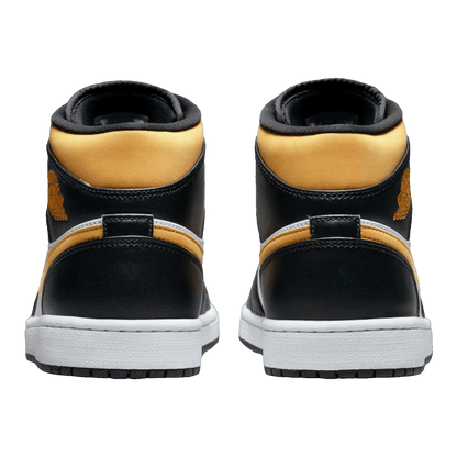 Nike Air Jordan 1 Mid White Pollen Black (GS) Back