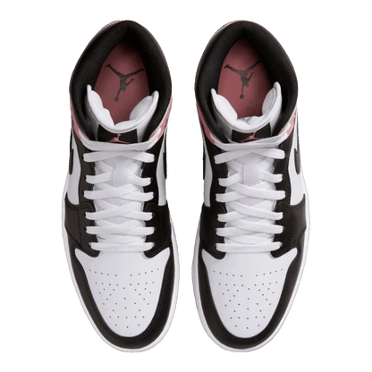Nike Air Jordan 1 Mid White Rust Pink Black Oben