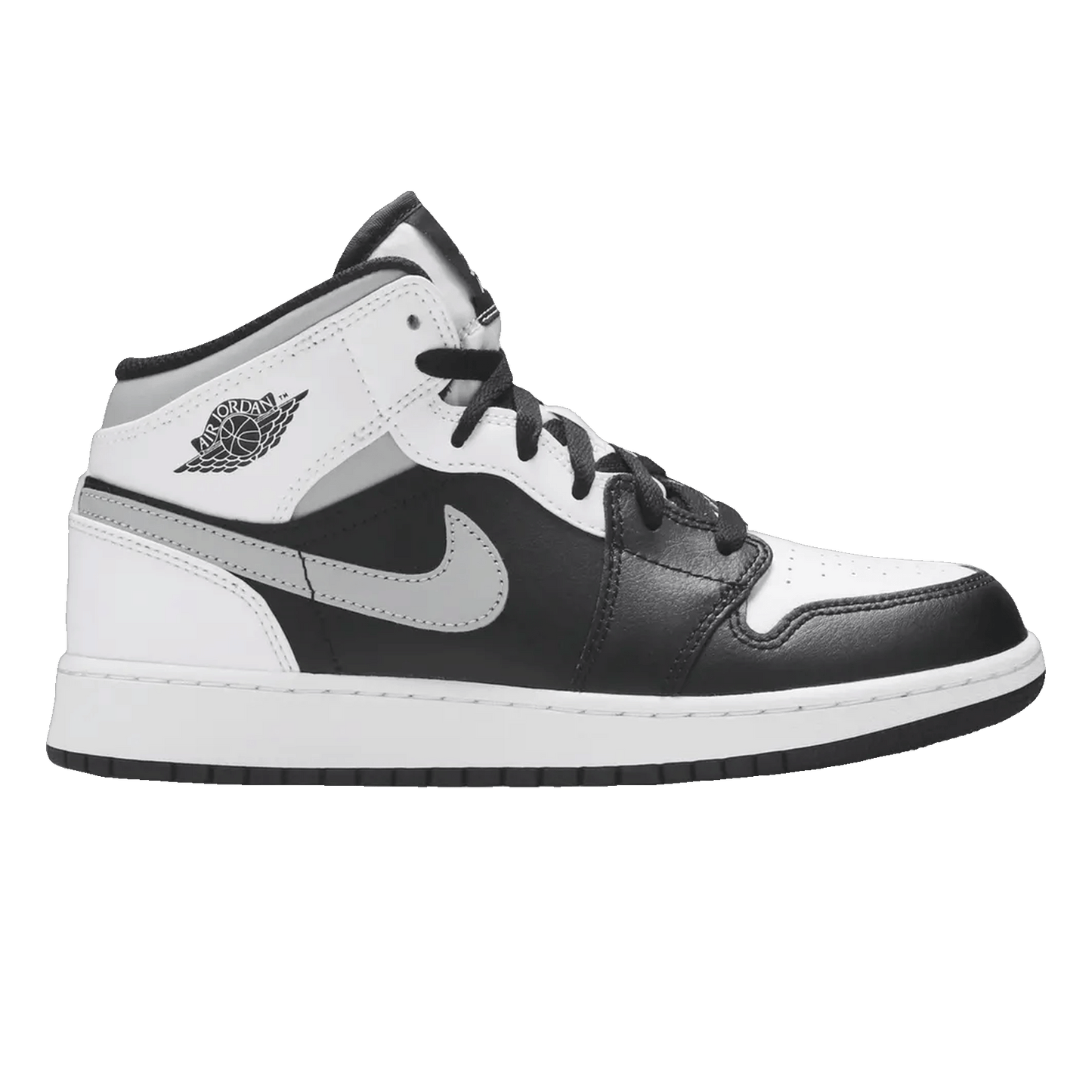 Nike Air Jordan 1 Mid White Shadow (GS)