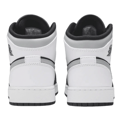 Nike Air Jordan 1 Mid White Shadow (GS) Back