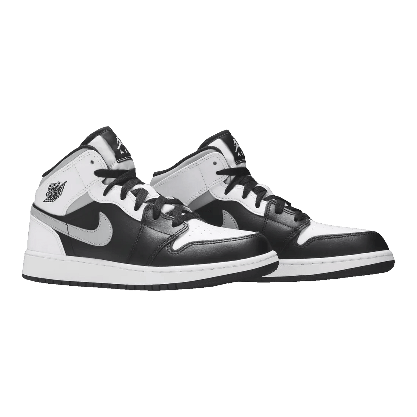 Nike Air Jordan 1 Mid White Shadow (GS) Side