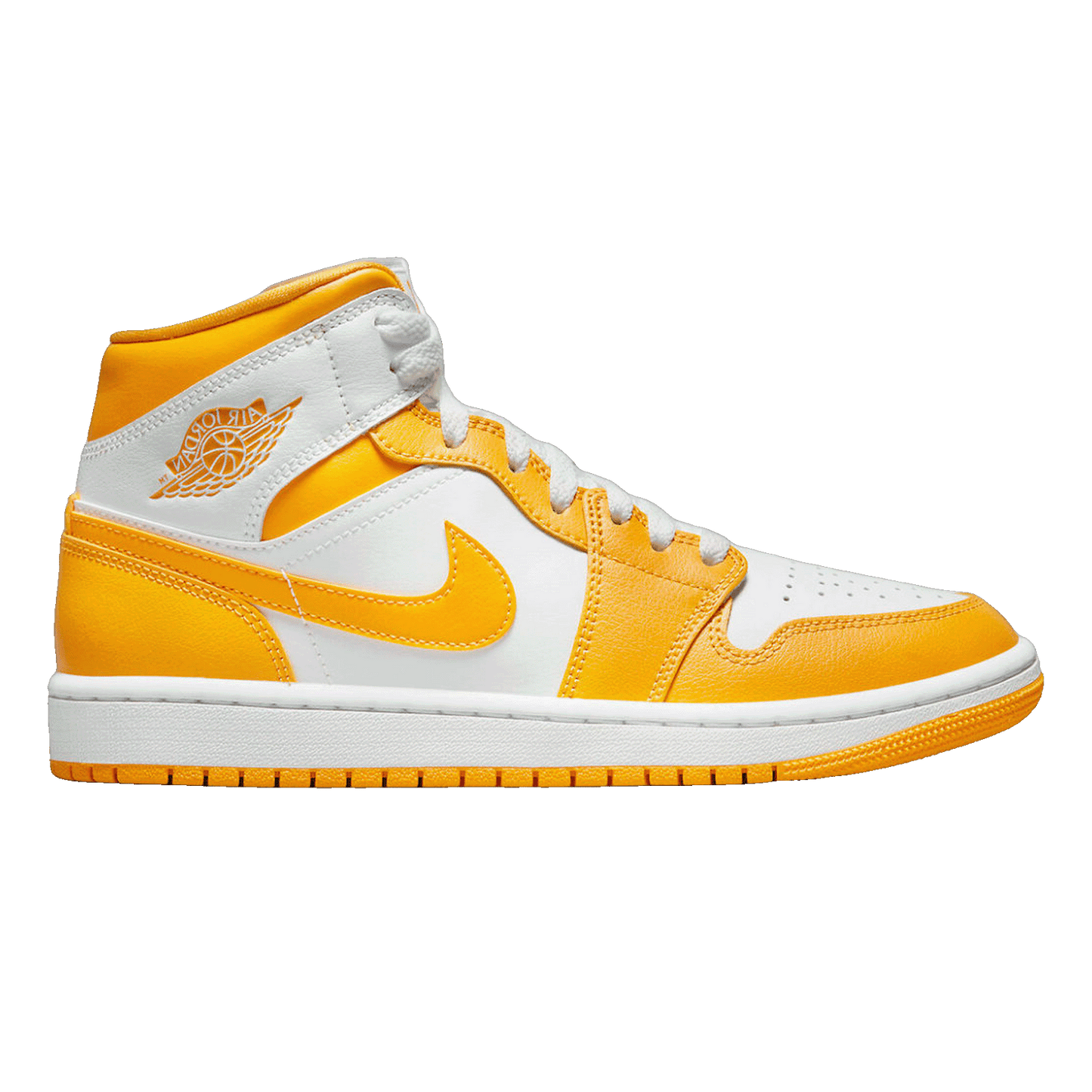 Nike Air Jordan 1 Mid White University Gold (W)