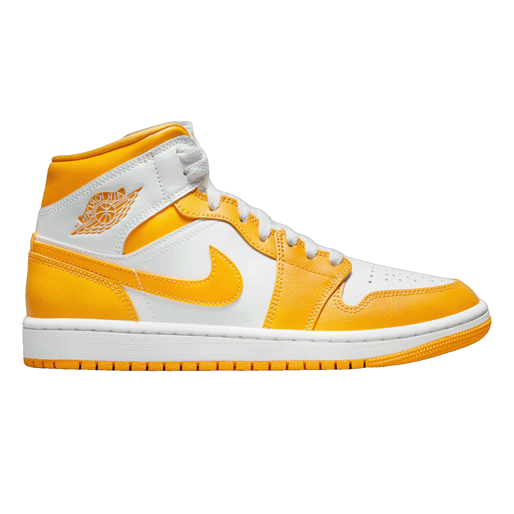 Nike Air Jordan 1 Mid White University Gold (W)