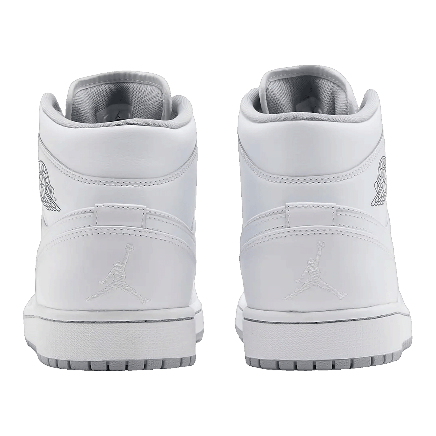 Nike Air Jordan 1 Mid White Wolf Grey (2016) Back