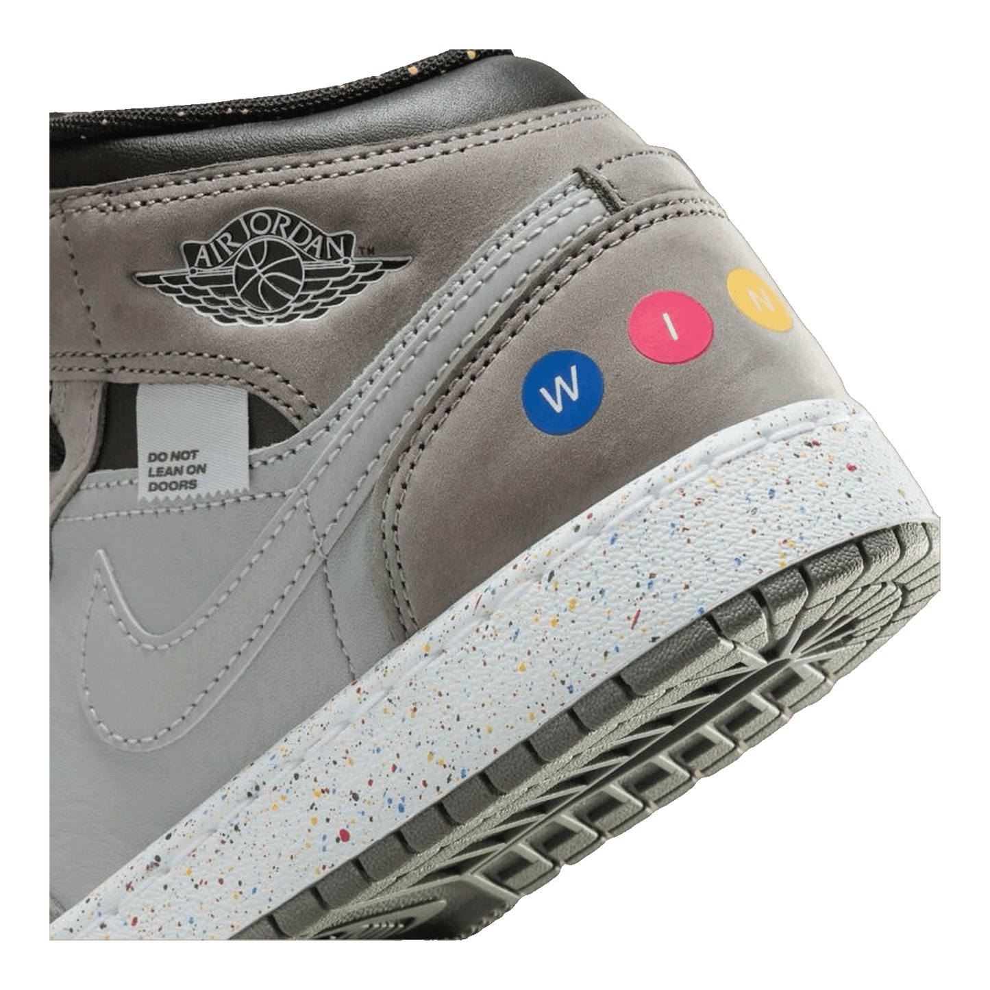 Nike Air Jordan 1 Mid Wings NYC Subway (GS) Detail