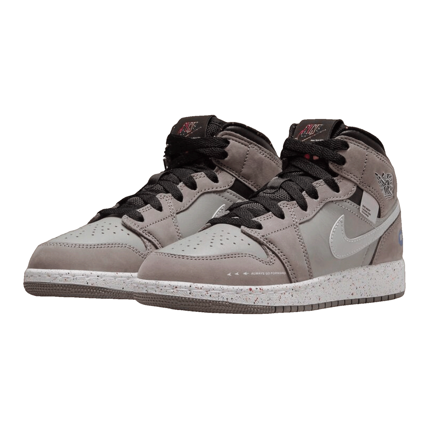 Nike Air Jordan 1 Mid Wings NYC Subway (GS) Side