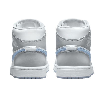 Nike Air Jordan 1 Mid Wolf Grey Aluminum (W) Back