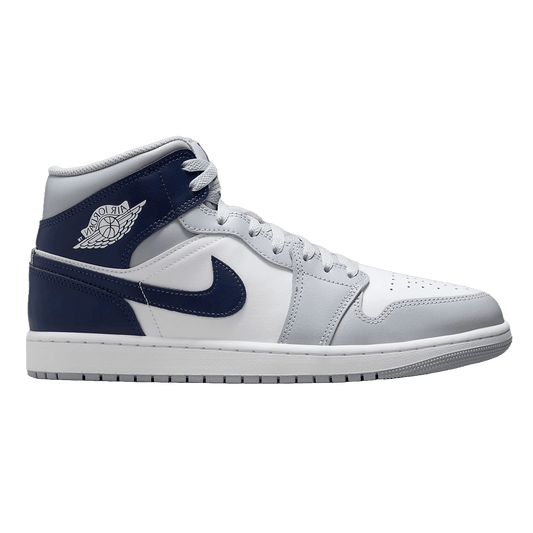 Nike Air Jordan 1 Mid Wolf Grey Midnight Navy