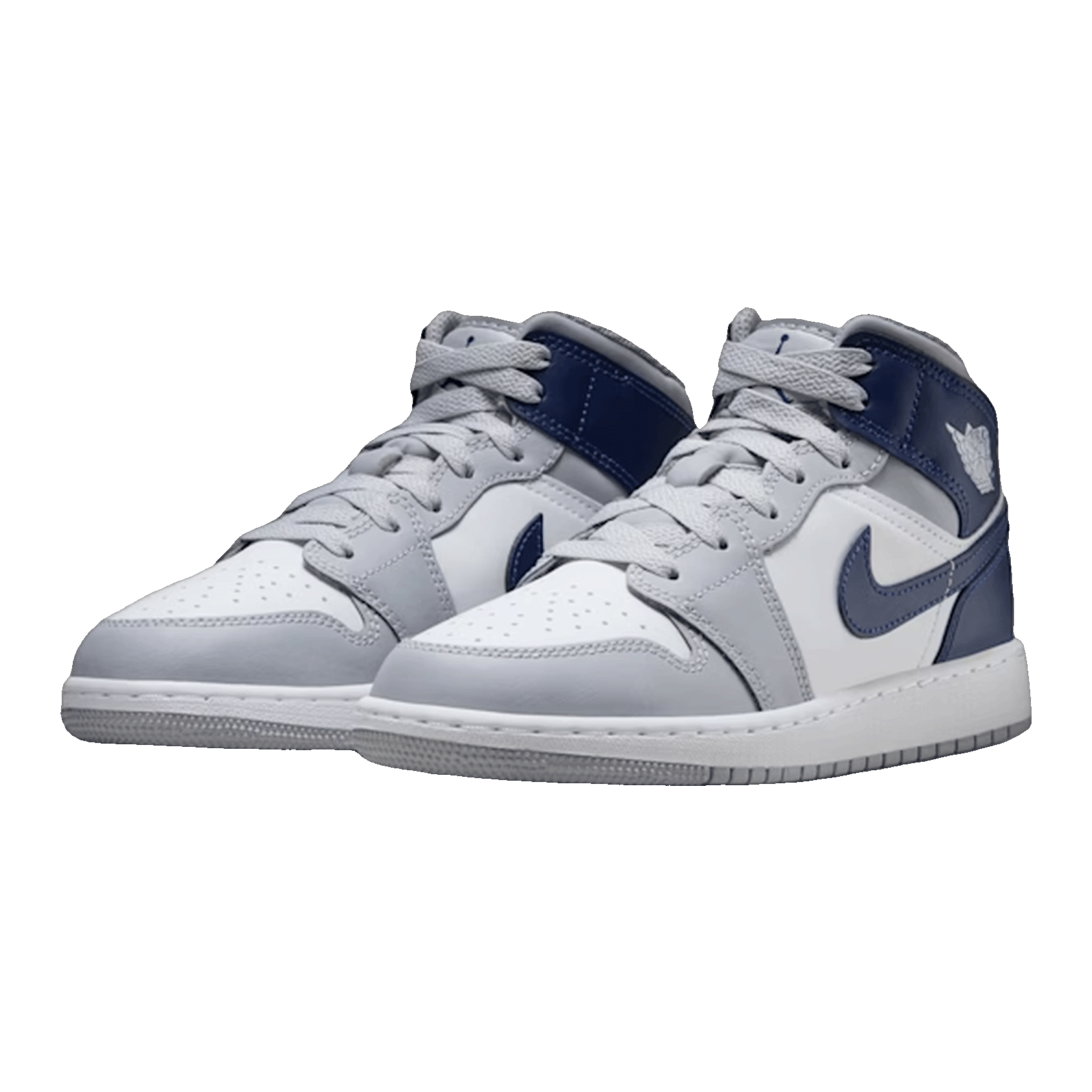 cool grey and midnight navy