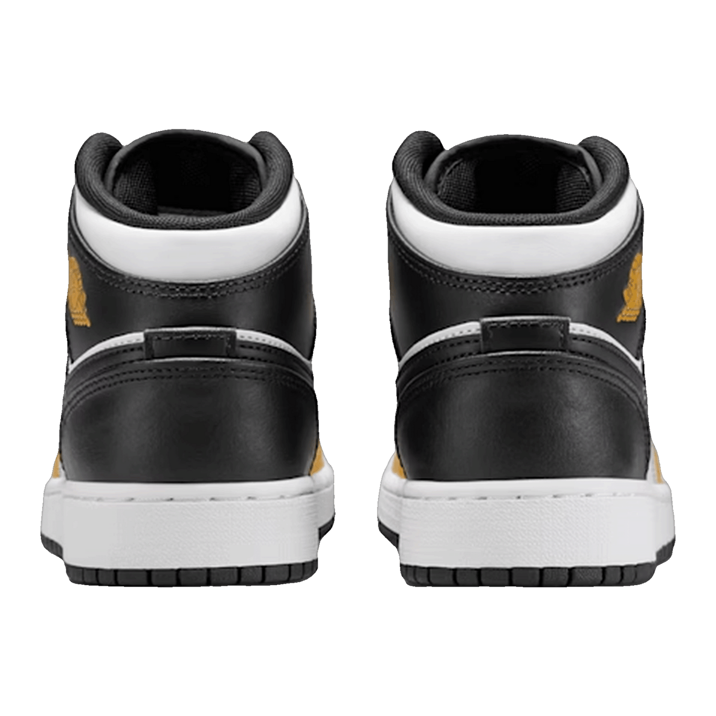 Nike Air Jordan 1 Mid Yellow Ochre (GS) Back