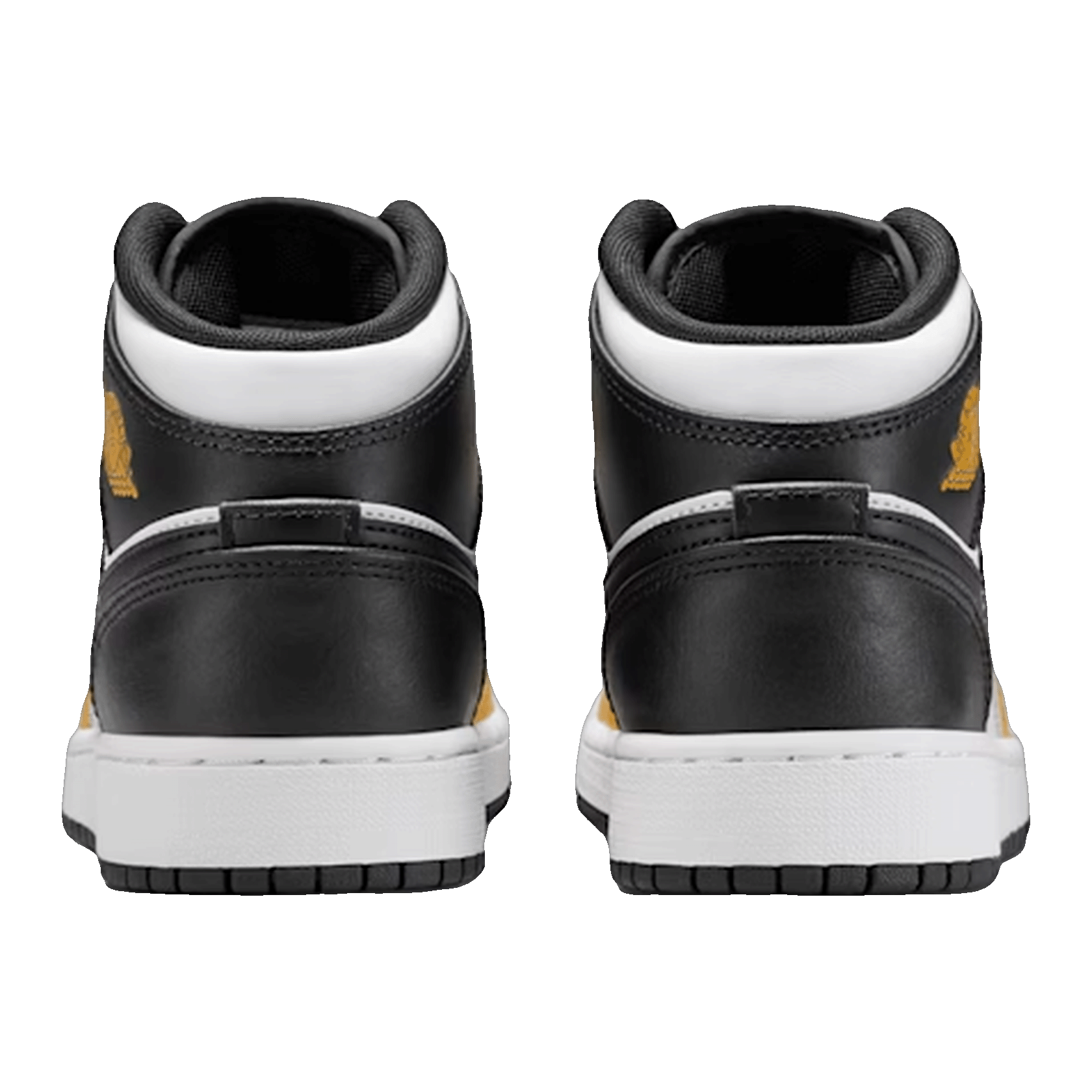 Nike Air Jordan 1 Mid Yellow Ochre (GS) Back