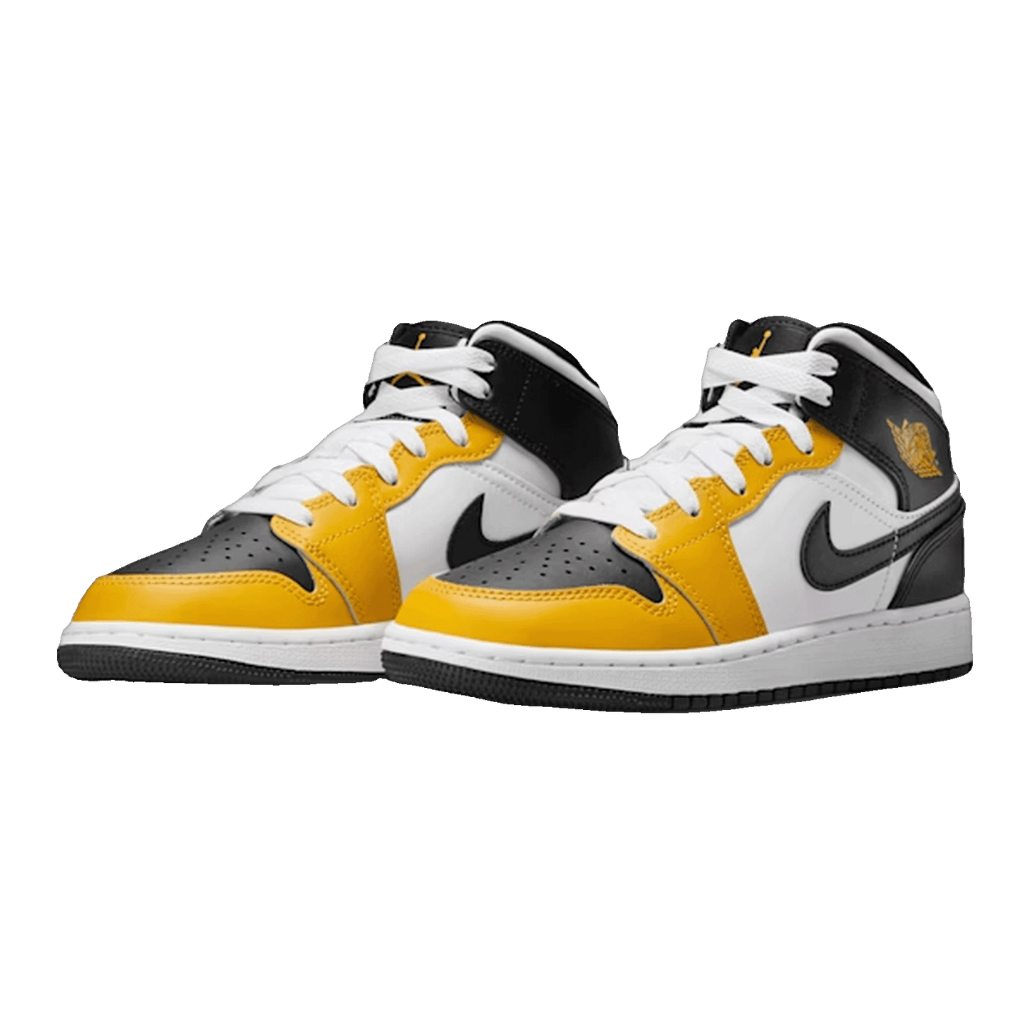 Nike Air Jordan 1 Mid Yellow Ochre (GS) Side