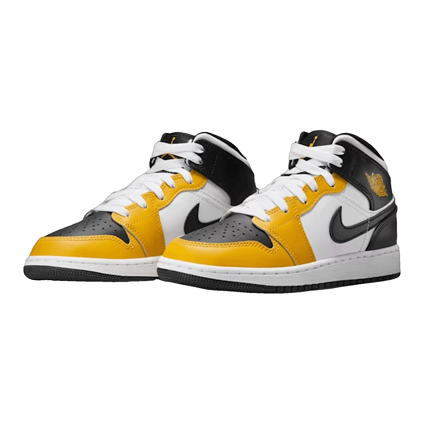 Nike Air Jordan 1 Mid Yellow Ochre (GS) Side