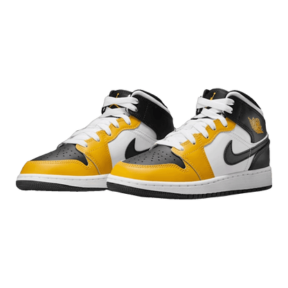 Nike Air Jordan 1 Mid Yellow Ochre (GS) Side