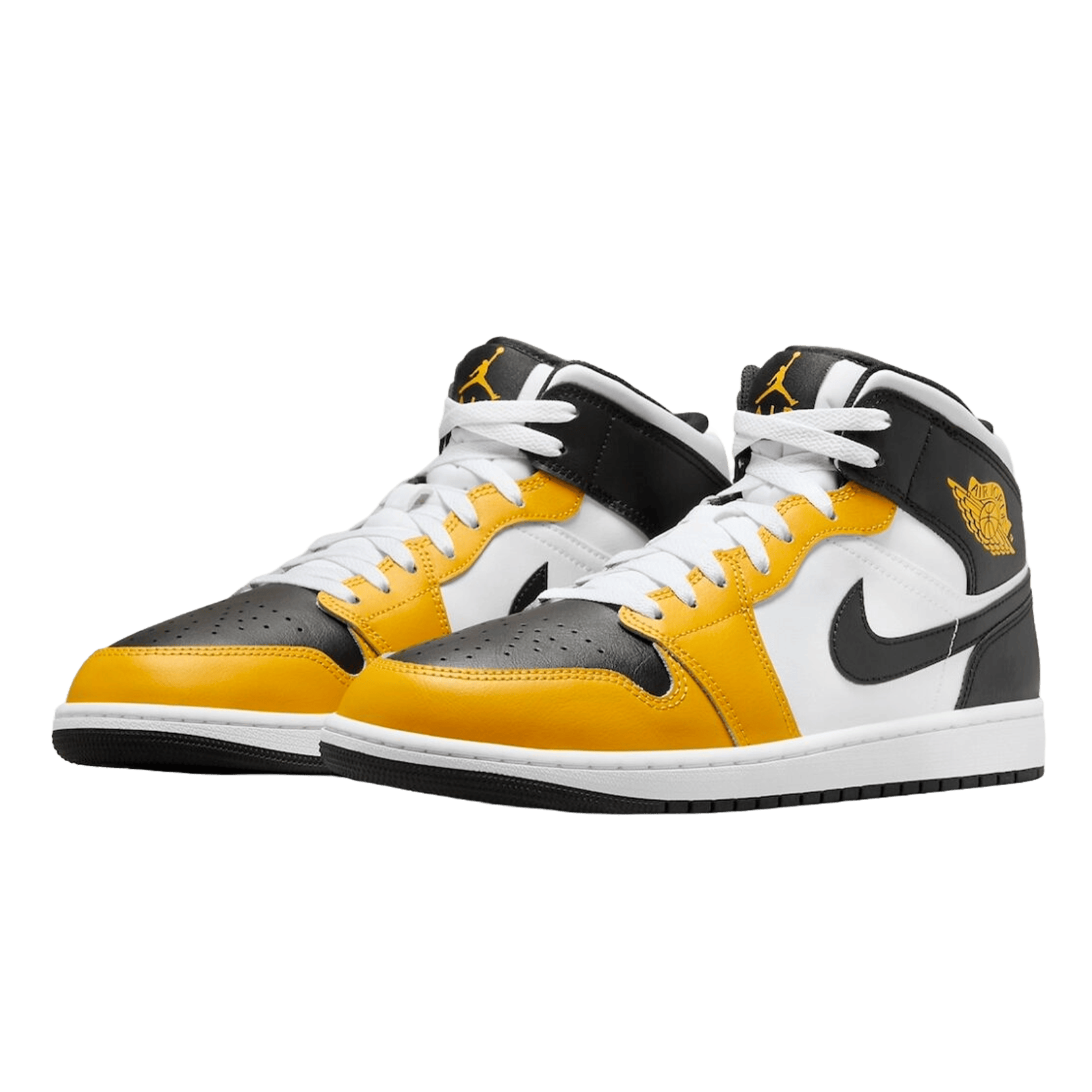 Nike Air Jordan 1 Mid Yellow Ochre Side
