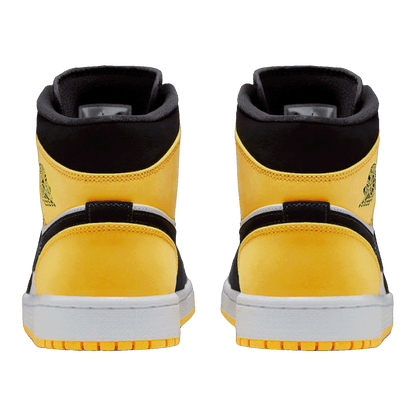 Nike Air Jordan 1 Mid Yellow Toe Black Back
