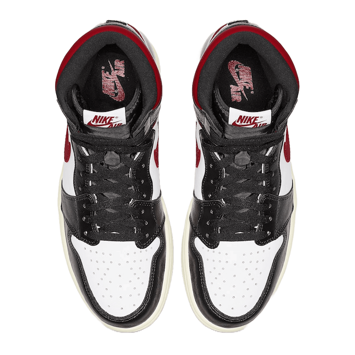 Nike Air Jordan 1 Retro High Black Gym Red (GS) Oben