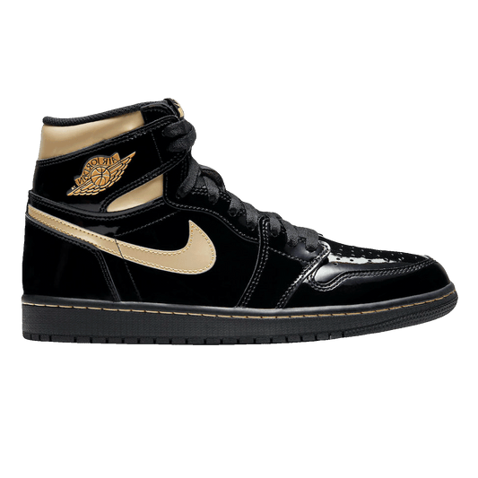Nike Air Jordan 1 Retro High Black Metallic Gold (2020) (GS)