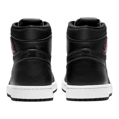 Nike Air Jordan 1 Retro High Black Satin Gym Red Black (GS) Back