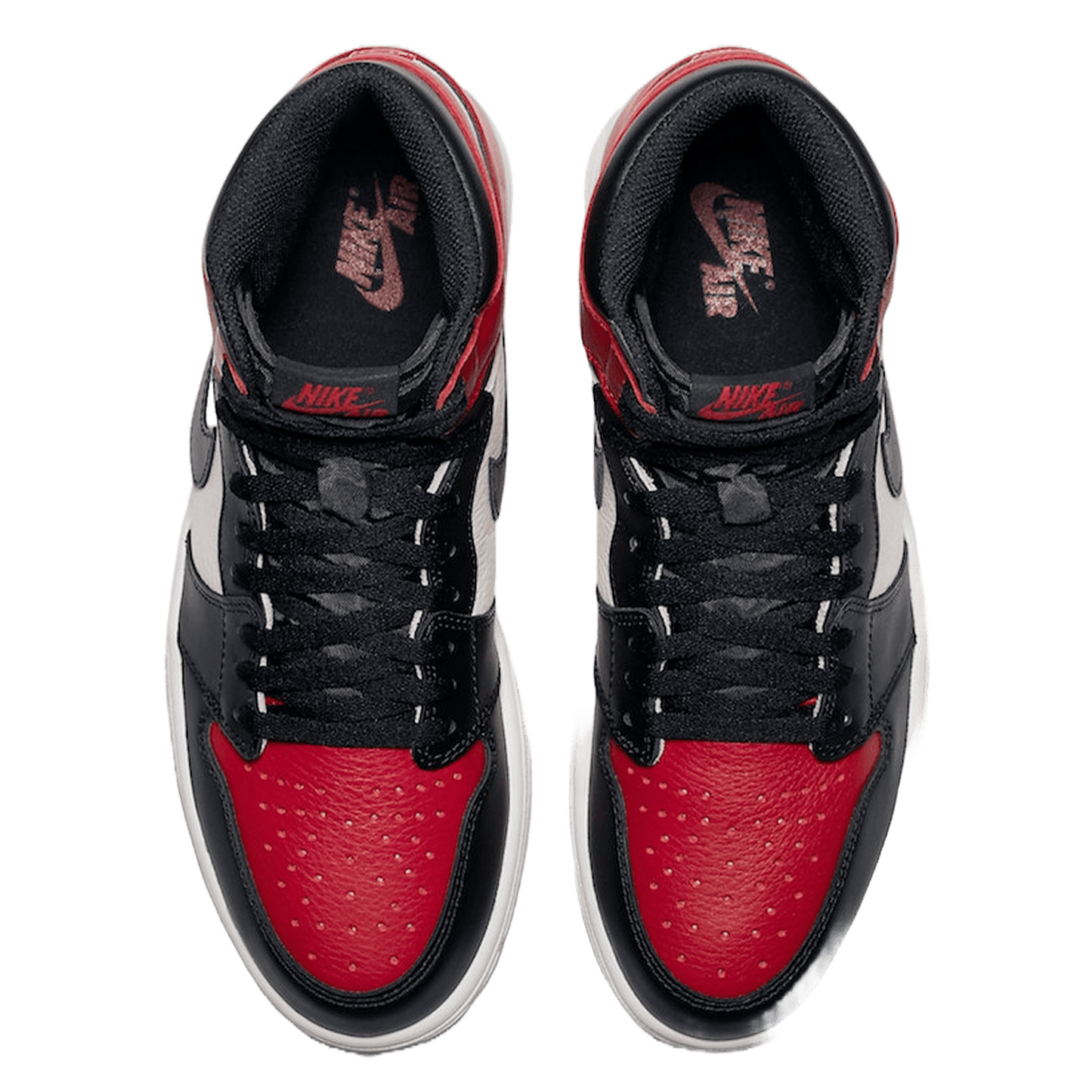 Nike Air Jordan 1 Retro High Bred Toe Oben