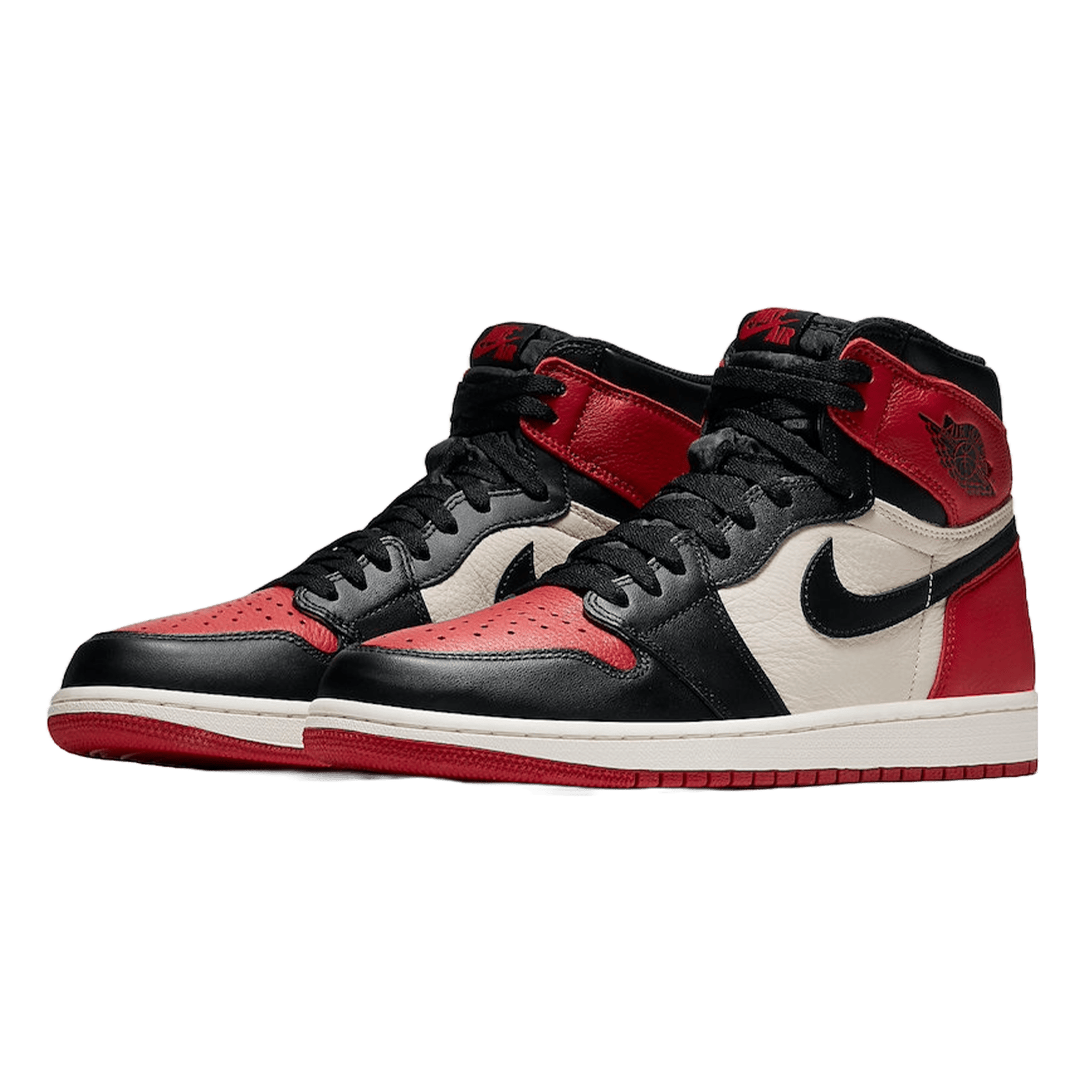 Nike Air Jordan 1 Retro High Bred Toe Side
