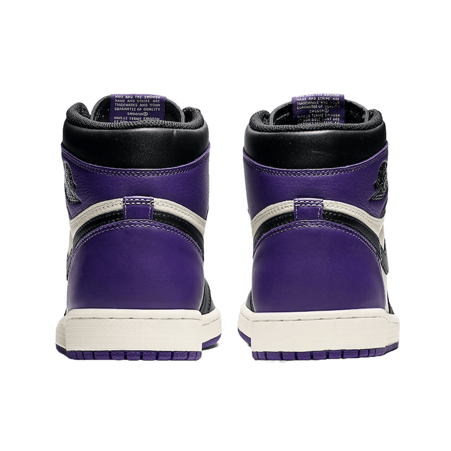 Nike Air Jordan 1 Retro High Court Purple (GS) Back