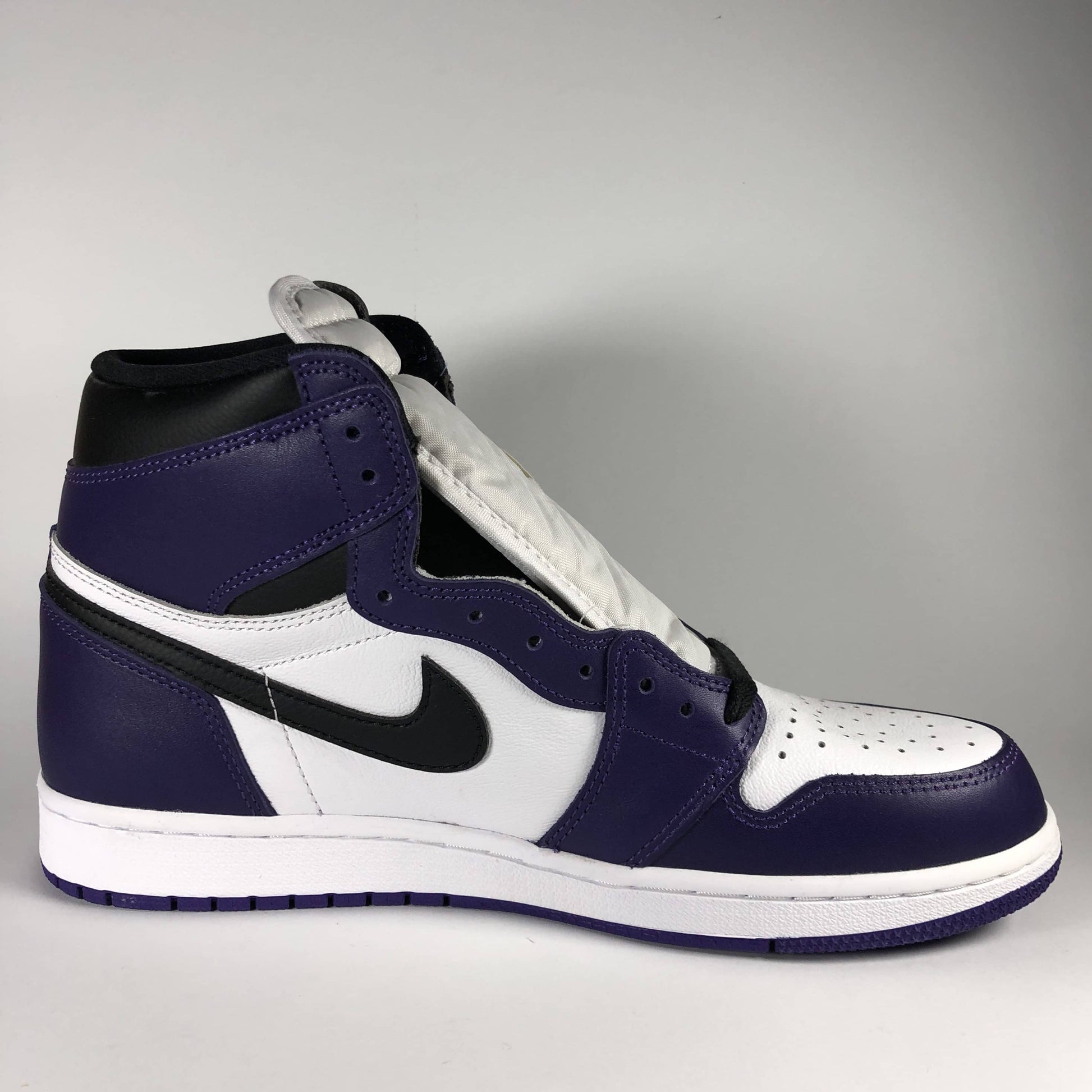 Nike Air Jordan 1 Retro High Court Purple White (GS) Links
