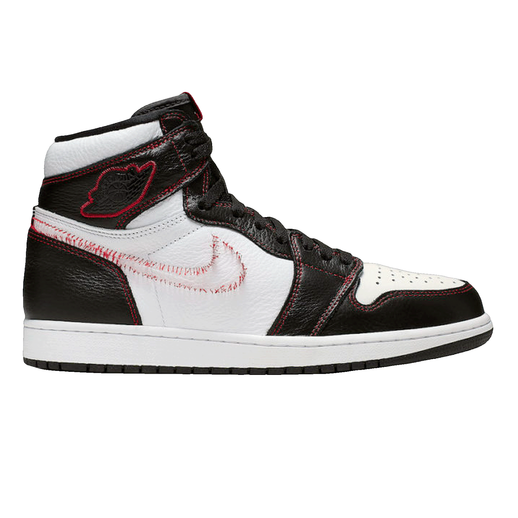 Nike Air Jordan 1 Retro High Defiant White Black Gym Red