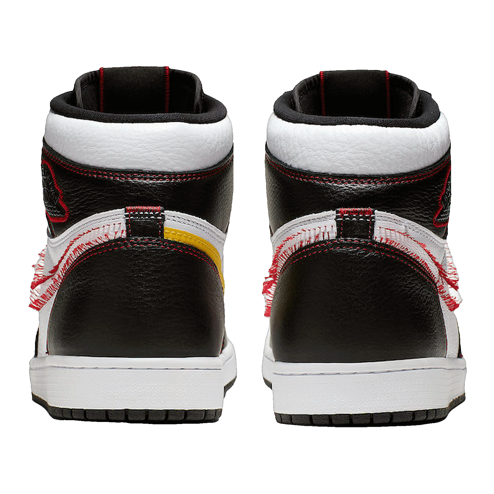 Nike Air Jordan 1 Retro High Defiant White Black Gym Red Back