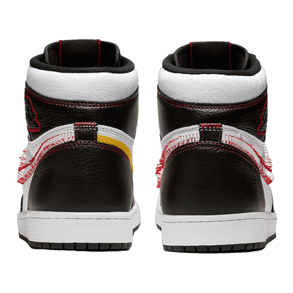 Nike Air Jordan 1 Retro High Defiant White Black Gym Red Back