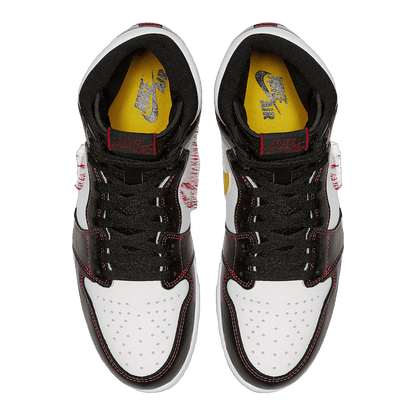 Nike Air Jordan 1 Retro High Defiant White Black Gym Red Oben