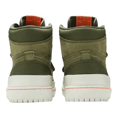 Nike Air Jordan 1 Retro High Double Strap Olive Canvas Back