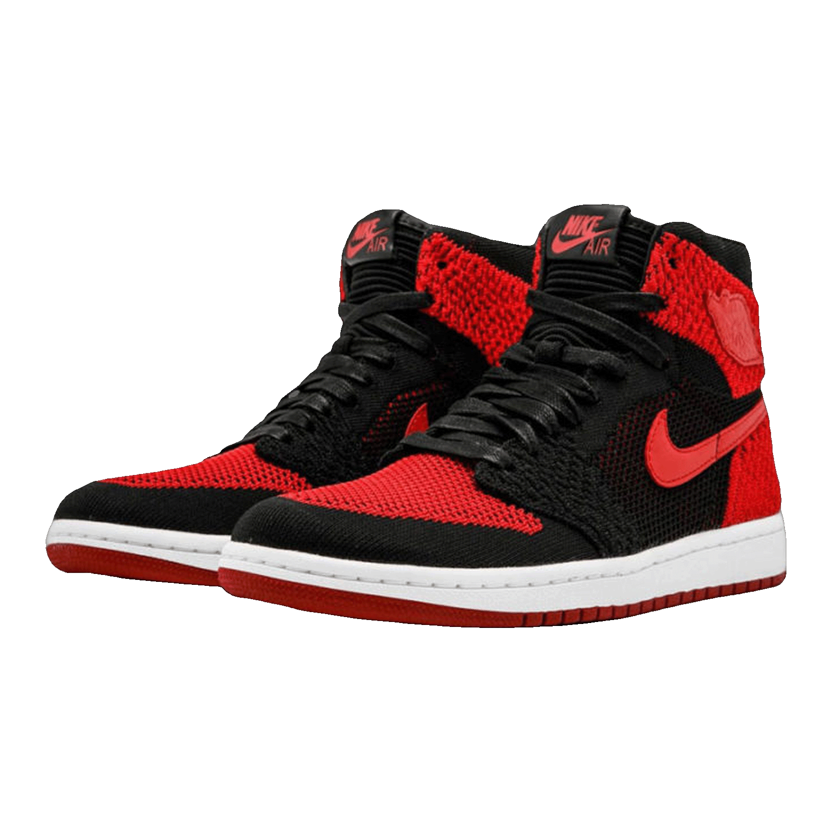 Nike Air Jordan 1 Retro High Flyknit Bred Side