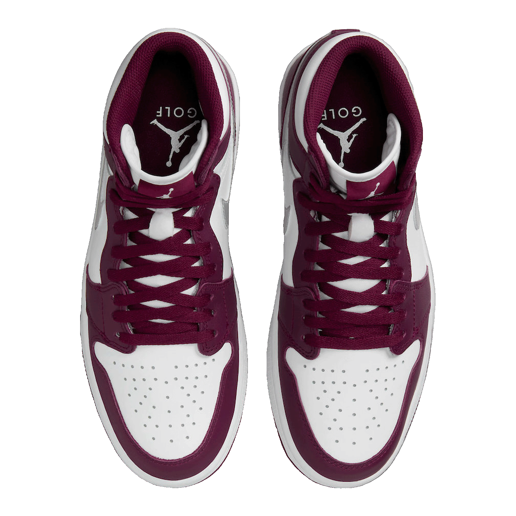Nike Air Jordan 1 Retro High Golf Bordeaux Oben