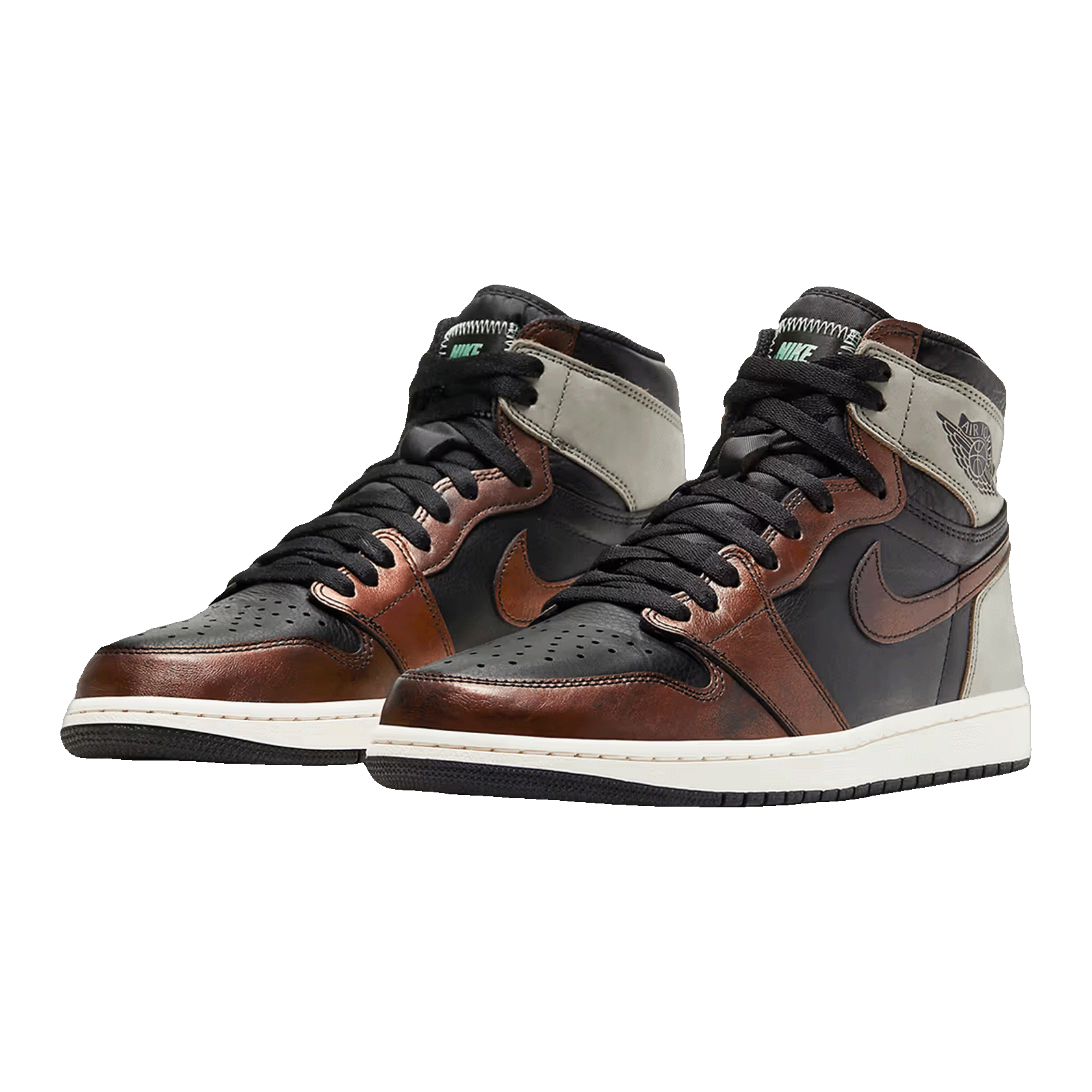 Nike Air Jordan 1 Retro High Light Army Rust Shadow Patina Side