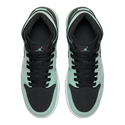 Nike Air Jordan 1 Retro High Mint Foam Anthracite Metallic Gold (GS) Oben