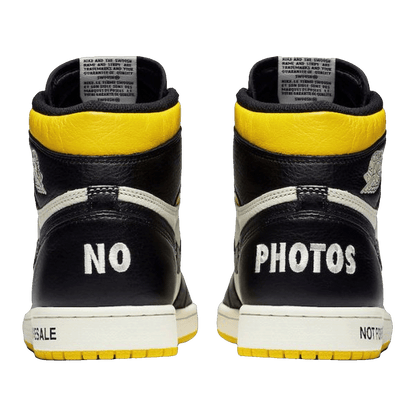 Nike Air Jordan 1 Retro High Not for Resale Varsity Maize Back