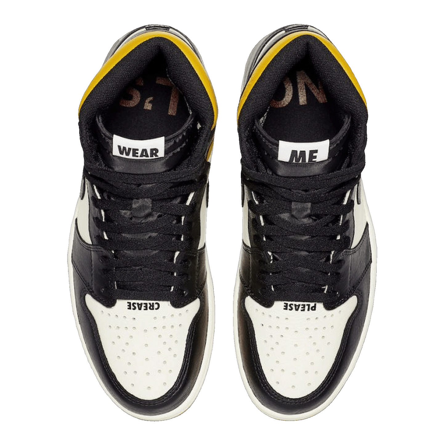 Nike Air Jordan 1 Retro High Not for Resale Varsity Maize Oben