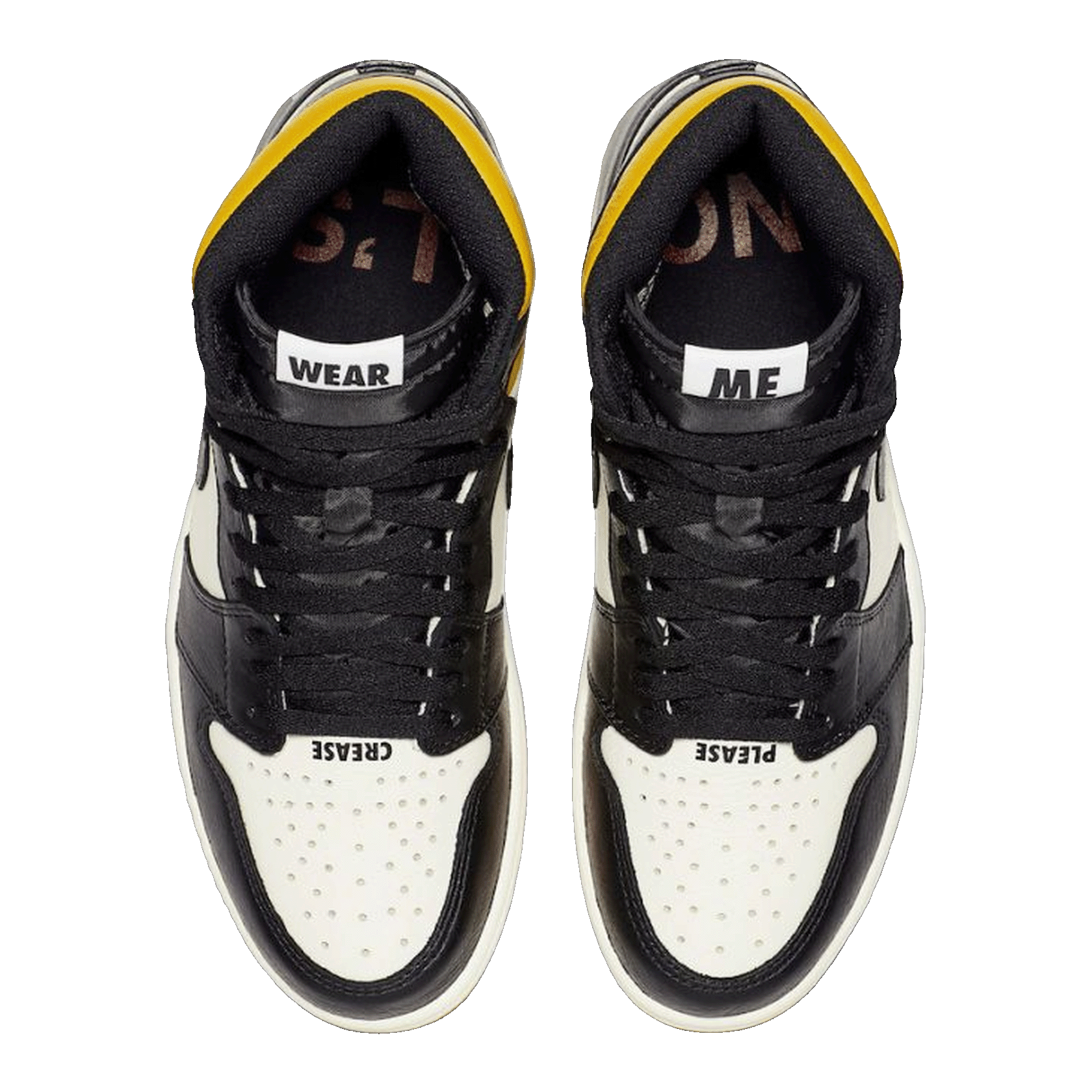Nike Air Jordan 1 Retro High Not for Resale Varsity Maize Oben