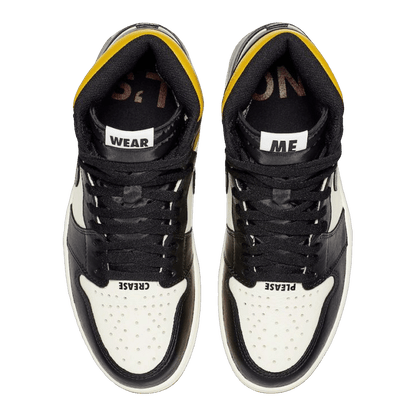 Nike Air Jordan 1 Retro High Not for Resale Varsity Maize Oben