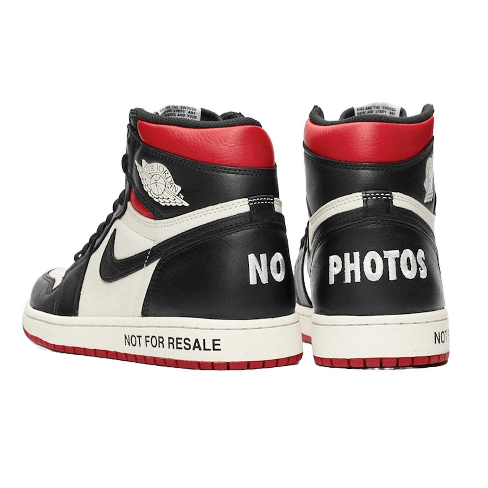 Nike Air Jordan 1 Retro High Not for Resale Varsity Red Back