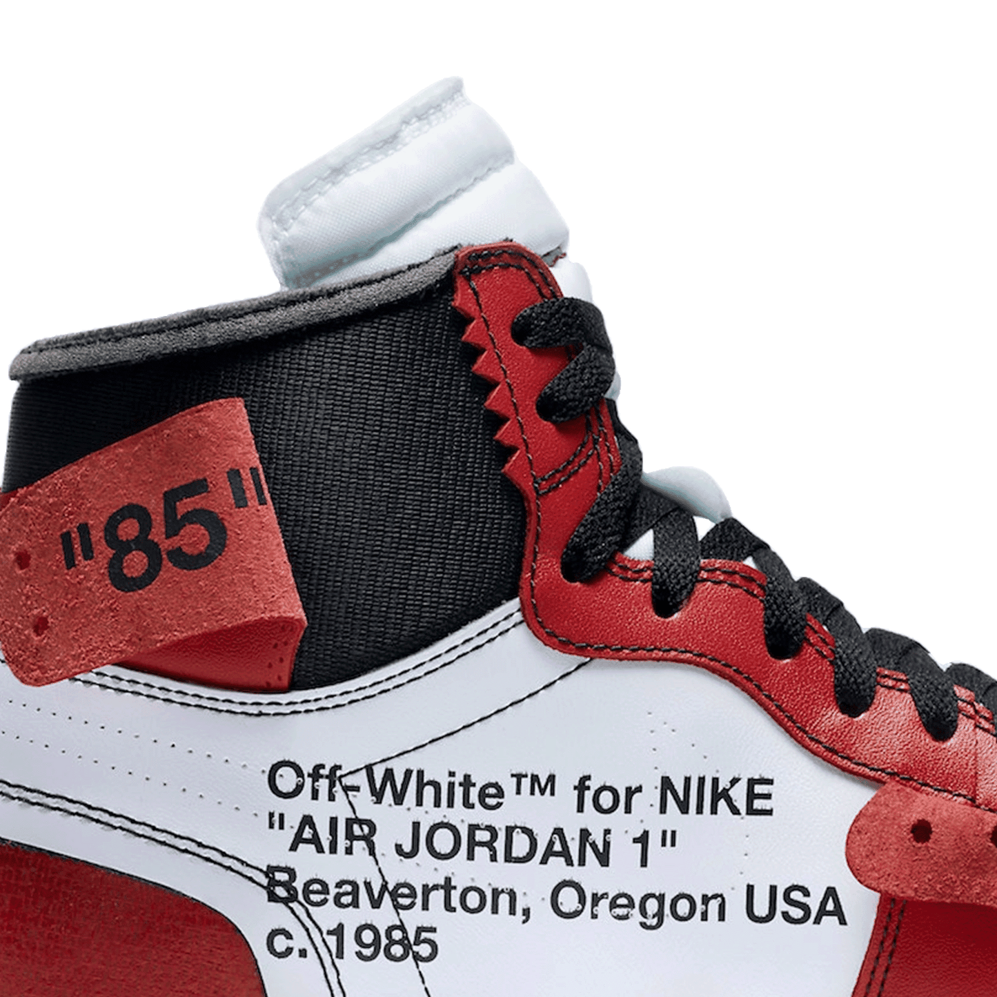 Nike Air Jordan 1 Retro High Off-White Chicago Detail