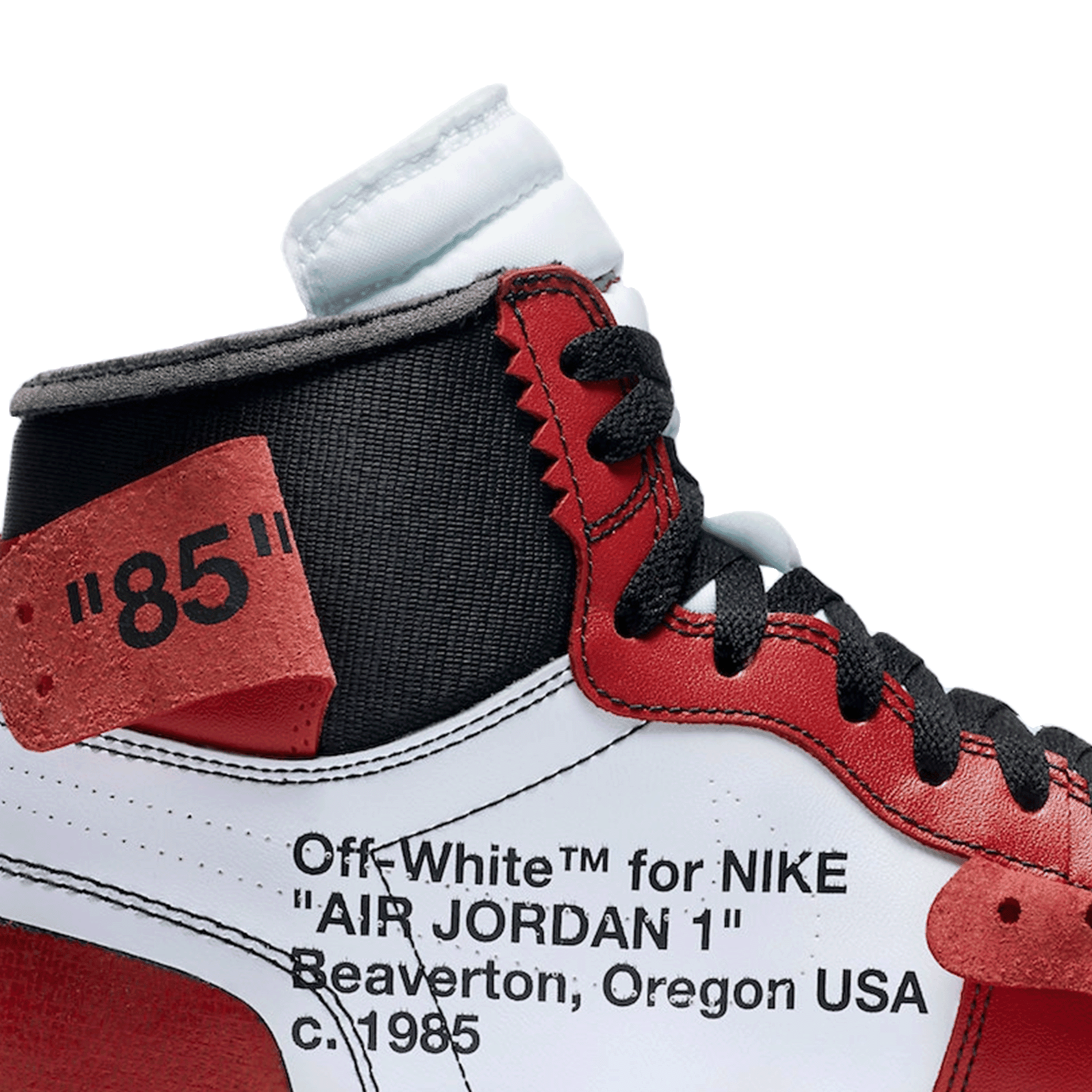 Nike Air Jordan 1 Retro High Off-White Chicago Detail