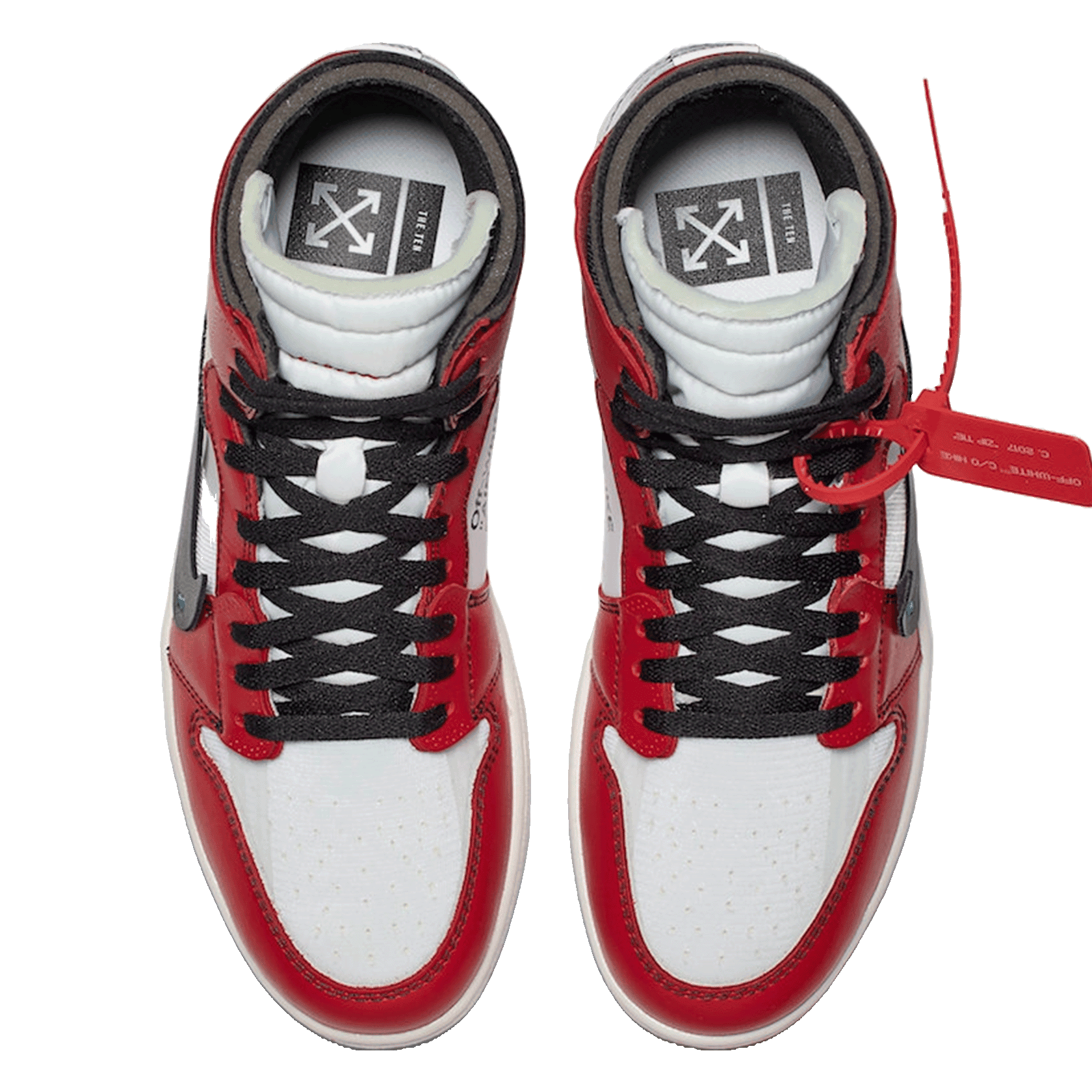 Nike Air Jordan 1 Retro High Off-White Chicago Oben