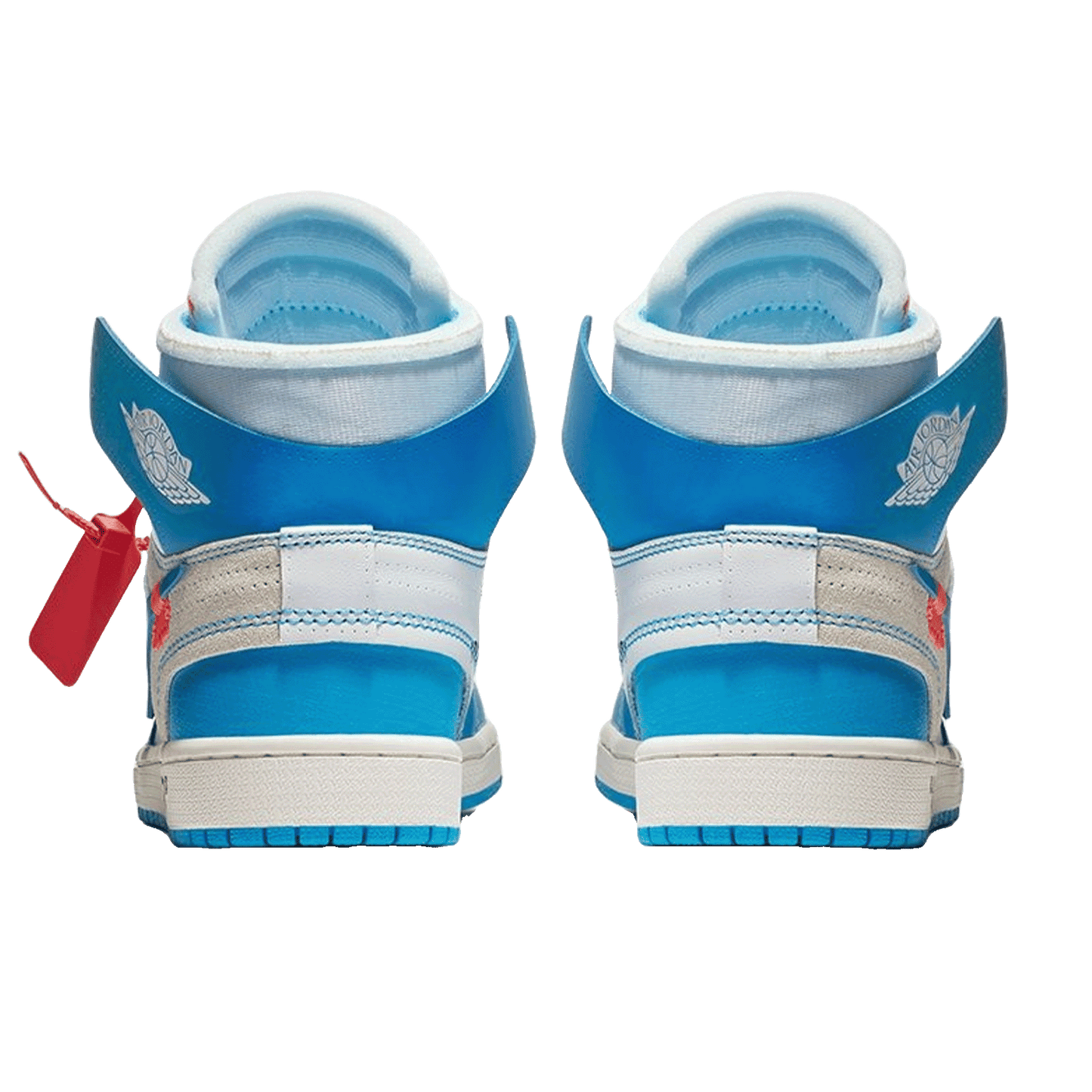 Nike Air Jordan 1 Retro High Off-White University Blue Back