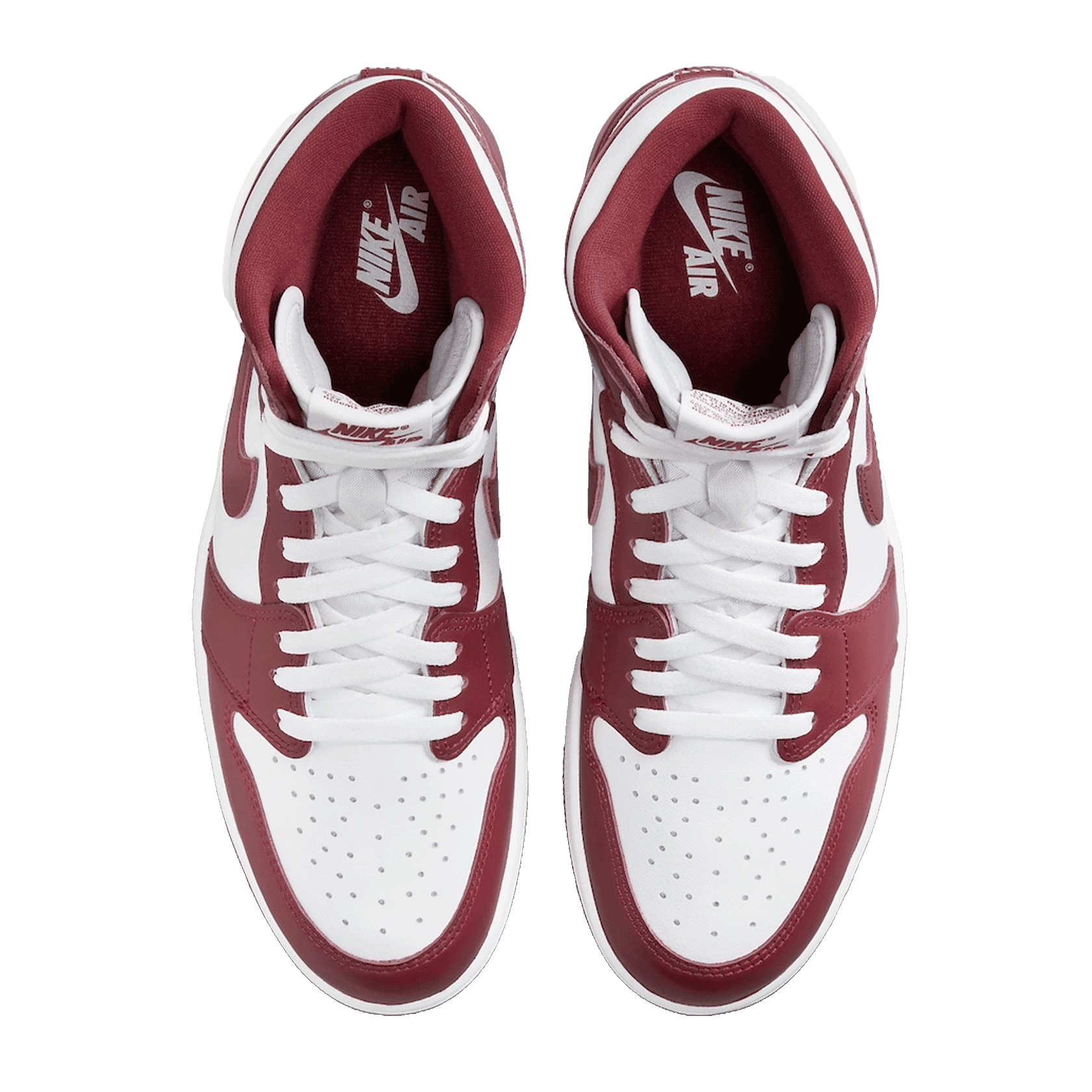 Nike Air Jordan 1 Retro High OG Artisanal Team Red Oben