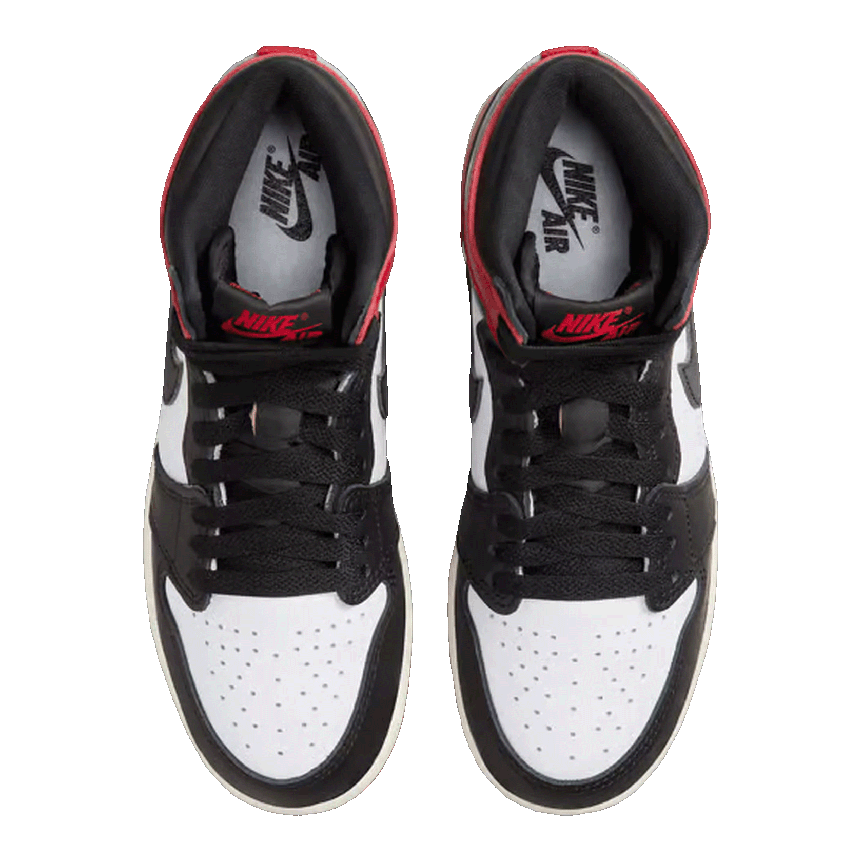 Nike Air Jordan 1 Retro High OG Black Toe Reimagined (GS) Oben